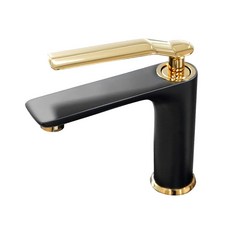 Rimpya單孔黑色洗臉台水龍頭 PA-9000B, 1個