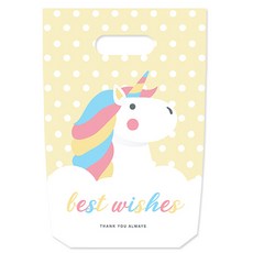 Donna&deco Monbve 獨角獸手提袋 18 x 25 cm, 30個, 混色