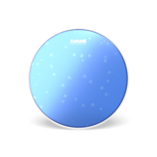 EVANS Hydraulic 透明雙層鼓皮 TT13HB, 藍色, 1個