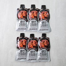 주비푸드 생선 조림용 소스, 100g, 6개