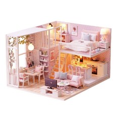 DIY袖珍屋 粉紅小屋, 混合色