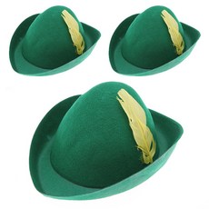 彼得潘帽子+繩子 隨機出貨, 混色, 3個