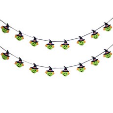 LivingDA 女巫毛氈掛旗, 混合色, 2件