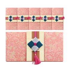 From&To 傳統零用錢信封, B226q6 杜鵑粉拼布, 6個