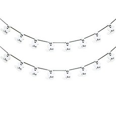 LivingDA 幽靈不織布掛旗 2入, 混合顏色