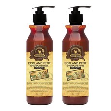 Budle'Budle Ecoland 均衡寵物犬洗髮潤絲精, 500ml, 2個