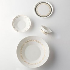 L'assiette Dias 6人份家用碗盤組 31p, 飯碗 6p + 湯碗 6p + 邊菜盤 6p + 圓盤 小 2p + 大 + 方盤 小 2p + 大 + 長方盤 + 醬料碟 2p + 義大利麵碗 2p + 馬克杯 2p, 混合顏色