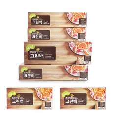 로하스 프리미엄 크린백 미니 17 x 25 cm 2p + 중 25 x 35 cm 2p + 대 30 x 45 cm 2p, 1세트