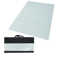 COMMANDO 壓花塗層露營墊 + 專用收納袋組合, 薄荷綠