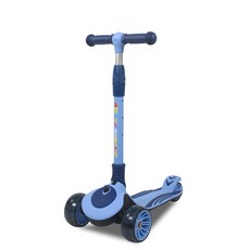 Alpaca Crayon 摺疊式兒童滑板車 限量版, 海洋藍色