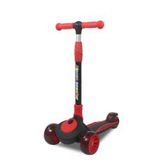Alpaca Crayon 限量版摺疊滑板車, 時尚紅色