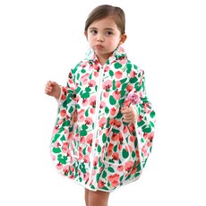 bebe chouette 鬱金香印花雨衣