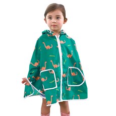 bebe chouette 恐龍印花雨衣