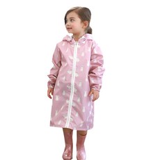 bebe chouette 孩童兔子印花防風連帽雨衣