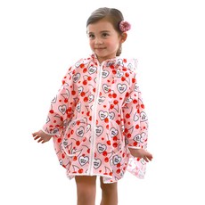 bebe chouette 愛心印花雨衣