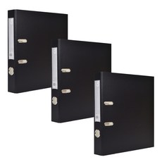 Eco Clean Eco L A 活頁夾 5cm A4, 黑色, 3個