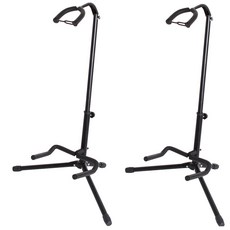 Gariyon高級頸型吉他支架 2入, 黑色的