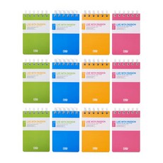 Alpha 筆記本迷你頂部 1000 80 x 118 毫米, 混色, 12個