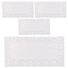 LivingDA 桌巾方形紙 17 x 34 cm 100p, 單色, 4套