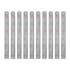 알파 스텐레스 직자 STR-30 유광 30cm, 혼합색상, 10개