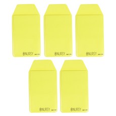 간호사용 널스 포켓 파우치, 옐로우, 5개