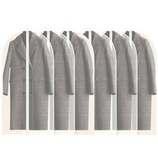半透明拉鍊服裝儲物衣罩 60 x 120cm, 1件, 6個