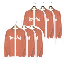 半透明拉鍊服裝收納衣物防塵套 60 x 90 cm, 1入, 6個