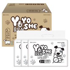 YOYOSHE 男童狗尿布 30p, 第2階段, 30片, 3包