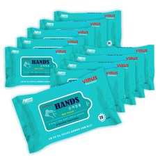 RAVIANGE 攜帶式擦手用濕巾, 20件, 10個