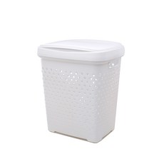 코딜 빨래 바구니 50L, 화이트, 1개
