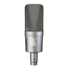 audio-technica 鐵三角 用於錄音和廣播的有線麥克風, AT4047SV（銀）