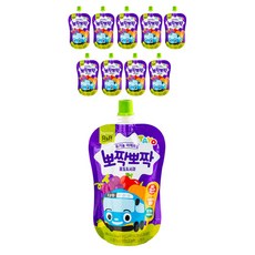 알앤비 유기농 야채과일 뽀짝뽀짝 주스 100ml, 포도 + 사과 혼합맛, 10개