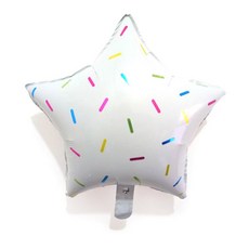 WOW PARTY KOREA 45cm 星星糖 鋁箔氣球, 混合色, 5個