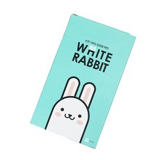 화이트래빗 해면 화장솜 M, 1개, 100매입