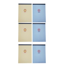 大理石PP筆記本墊 B5 2種組, 藍色, 黃色, 3套