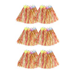PARTYSHOW 夏威夷草裙舞流蘇裙 30cm, 混色, 6個