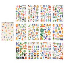 Dailylike Jelly Bear 12款貼紙組, 混色, 1組