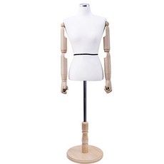 MADA 女士木偶奇遇記木腳踏板人體模型全套, 白色的, 1套