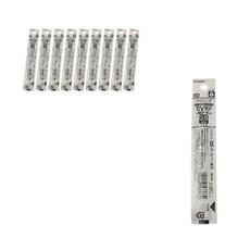 닥터그립 멀티용 리필심 BVRF-8EF 0.5mm, 블랙, 10개