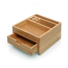 Bamboo Desk Orgarnizer 桌上型收納盒 BB-111, 混色, 1個