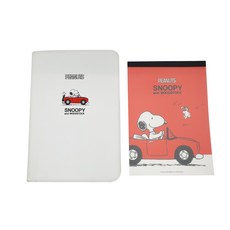 花生史努比記事本+封面套組, 混色, 1套