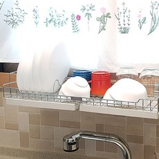 ENEX 掛勾式碗盤架, 白色