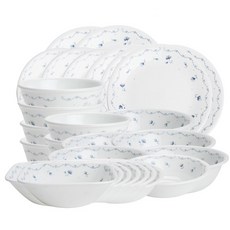 코렐 엘레강스 6인 홈 샐러드볼 식기세트 29p, 혼합색상, 식기 7종