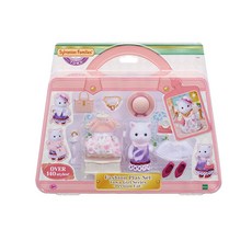 EPOCH Sylvanian Families 森林家族 時尚穿搭城鎮女孩系列 波斯貓公仔套組, 1套