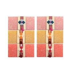 Fromn2 傳統 Jogakbo 零用錢信封套裝 3 B226q156, 混合色, 2套