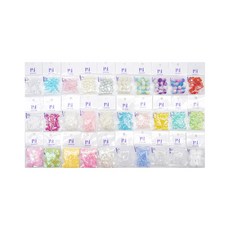 아트니즘 슬라임 팔찌 공예품 재료 비즈 베이직박스, 30개, 랜덤발송