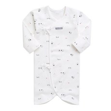 GREEN BEBE 新生兒小羊印花蝴蝶衣