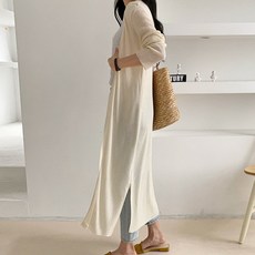 BONBONSTORY 心之門 孕婦開襟針織衫