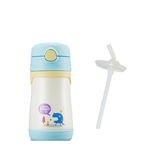 THERMOS 膳魔師 Foogo系列吸管水杯 290ml+替換吸管組, 藍色, 1組