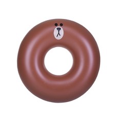 Line Friends 熊大游泳圈, 棕色, 1個